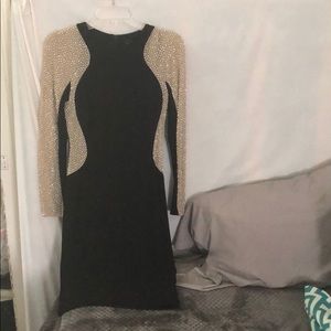Black cocktail dress